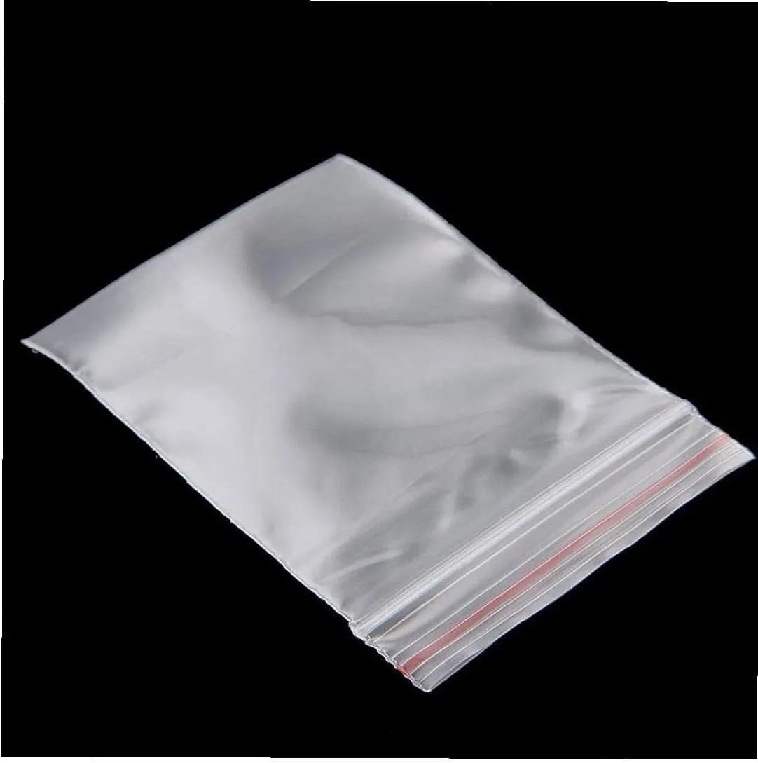 100 PCS Small Clear Zipper Bags Reclosable Ziplock Storage Reusable Plastic Bags for Jewelry Gift Card Candy 5X7 cm,Kitchen Accessories Fashion with nice