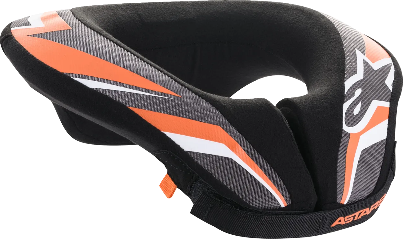 ALPINESTARS Youth Sequence Neck Roll - Black/Anthracite/Orange - S/M 6741018-148-SM
