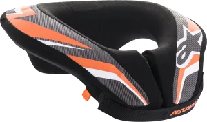 ALPINESTARS Youth Sequence Neck Roll - Black/Anthracite/Orange - S/M 6741018-148-SM