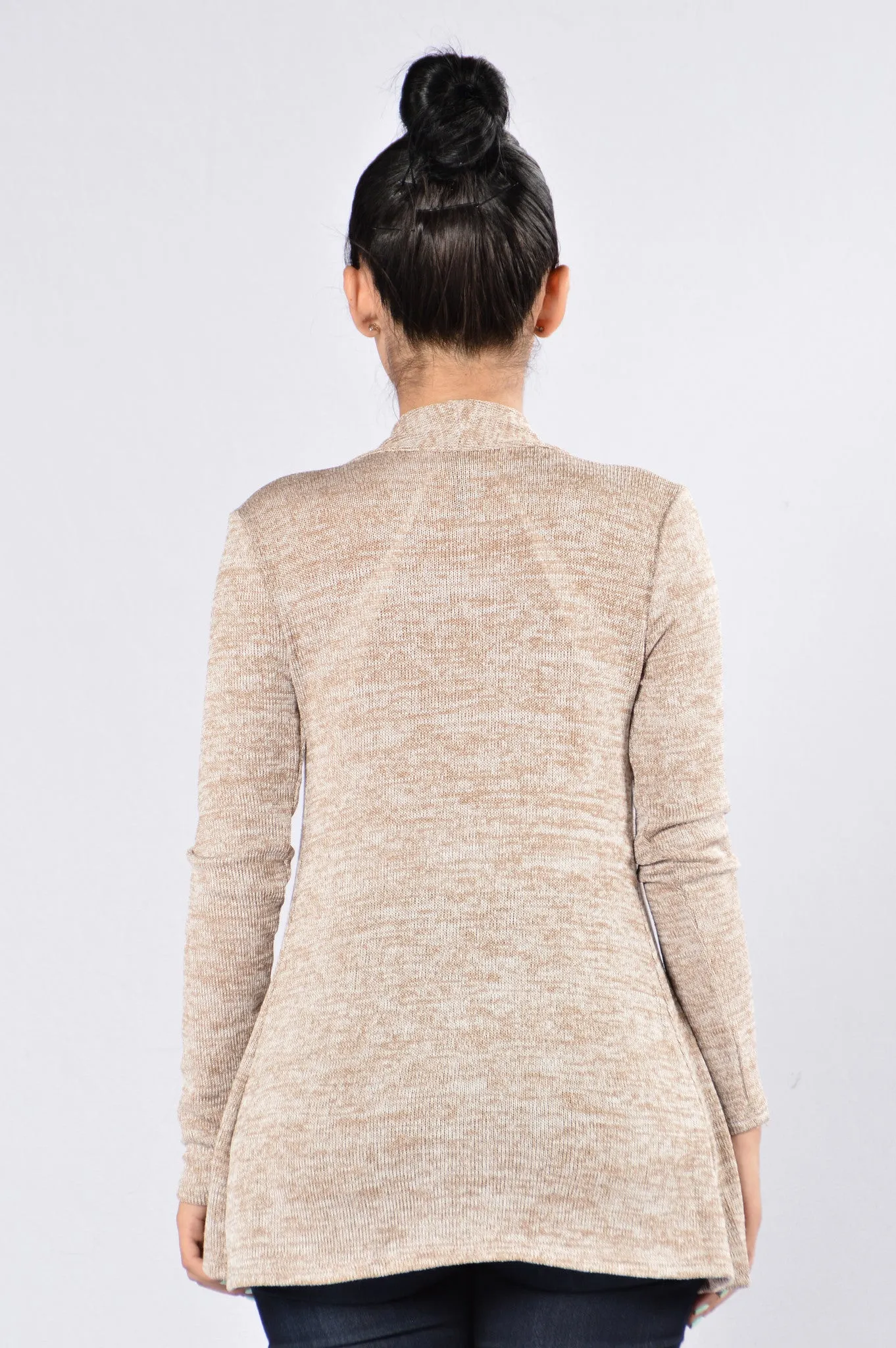 Always Here For You Cardigan - Khaki