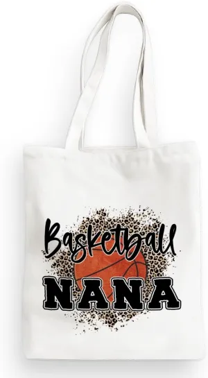 Basketball Mom Grandma Sister Beach Bag Basketball Gifts Tote Bag Basketball Stuff Reusable Grocery Bags