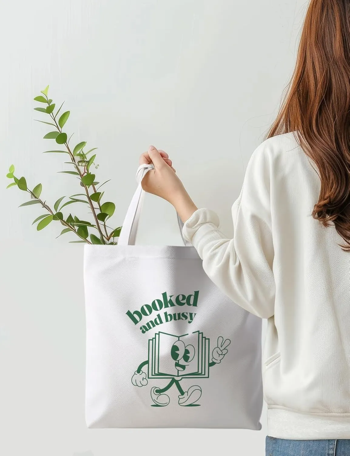 Book Tote Bag, Reading Gifts for Women, Gifts for Reading Lovers Women