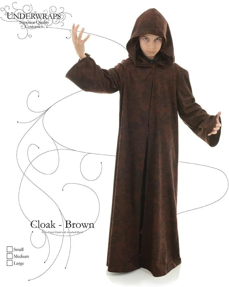 Boy's Mythical Summor Brown Monk Robes Costume