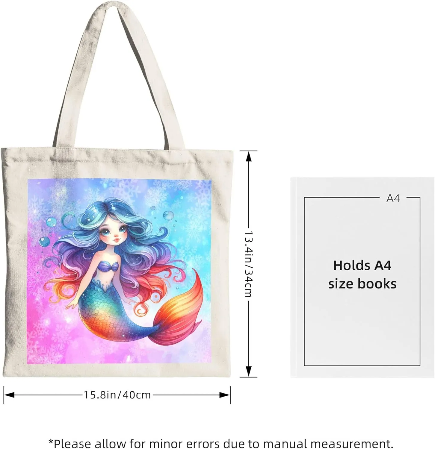 Canvas Tote Bag for Women Weekender Travel Bags Reusable Grocery Bags with Handles Aesthetic Shoulder Tote