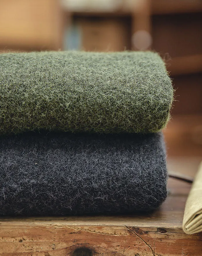 Cashmere Mohair Retro Knitted High Neck Men's Sweater