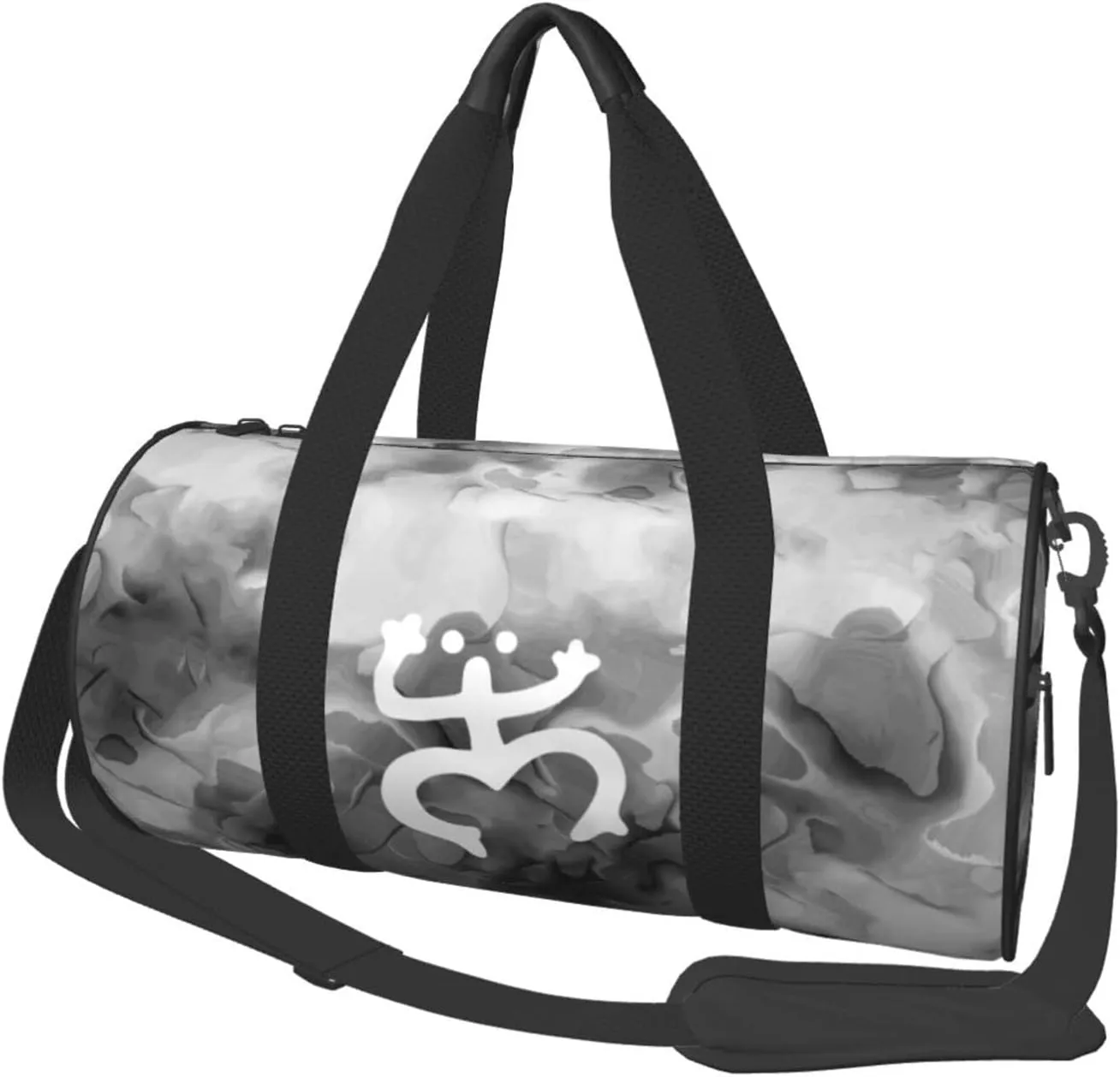 Coqui Taino Convertible Garment Bag with Shoulder Strap, Carry on Garment Duffel Bag for Men Women - Rolling Foldable for Travel Luggage Bags (Black)