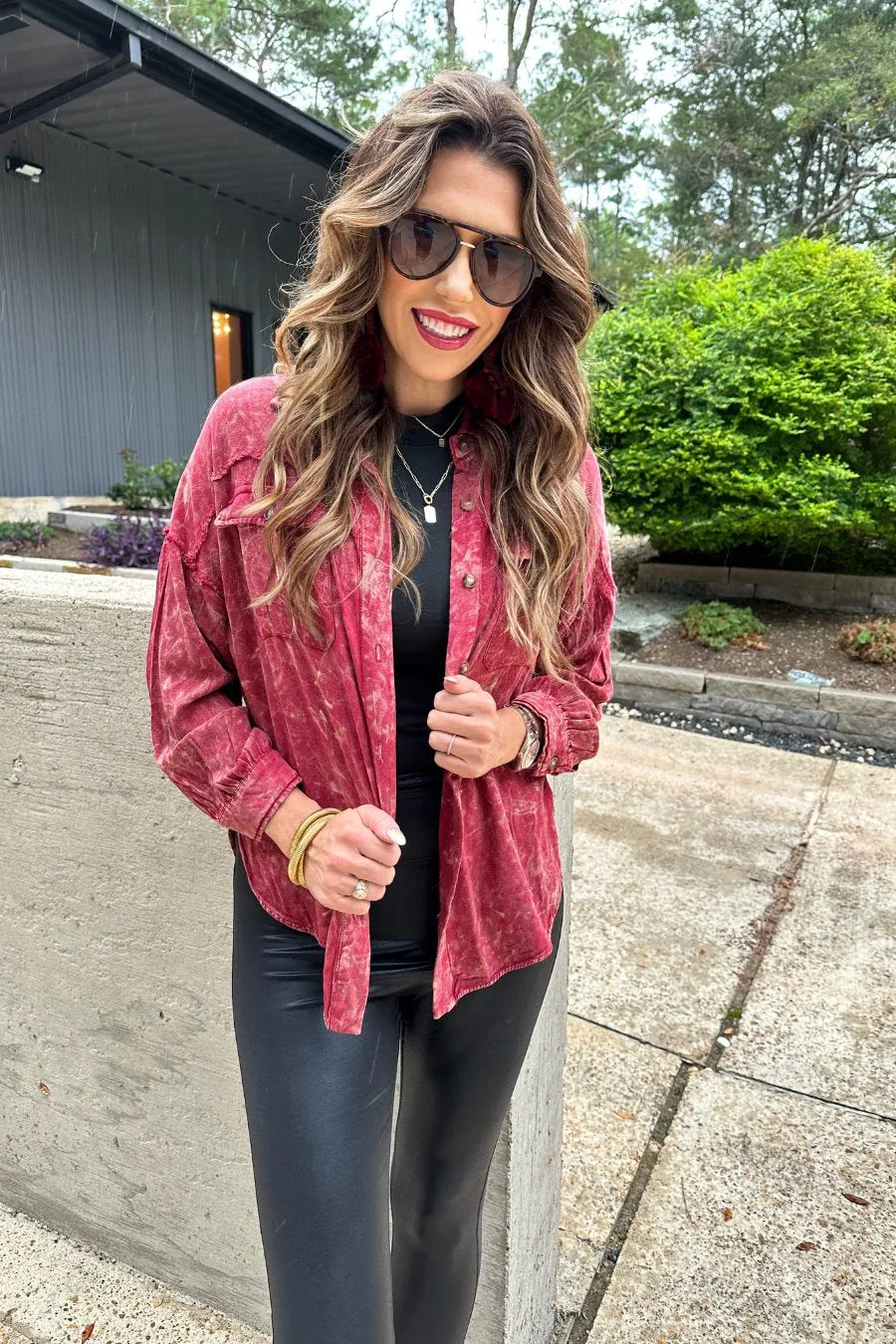 Dean Button Up Top