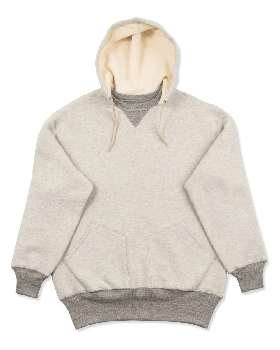 Double Face Hooded Sweatshirt - Gray