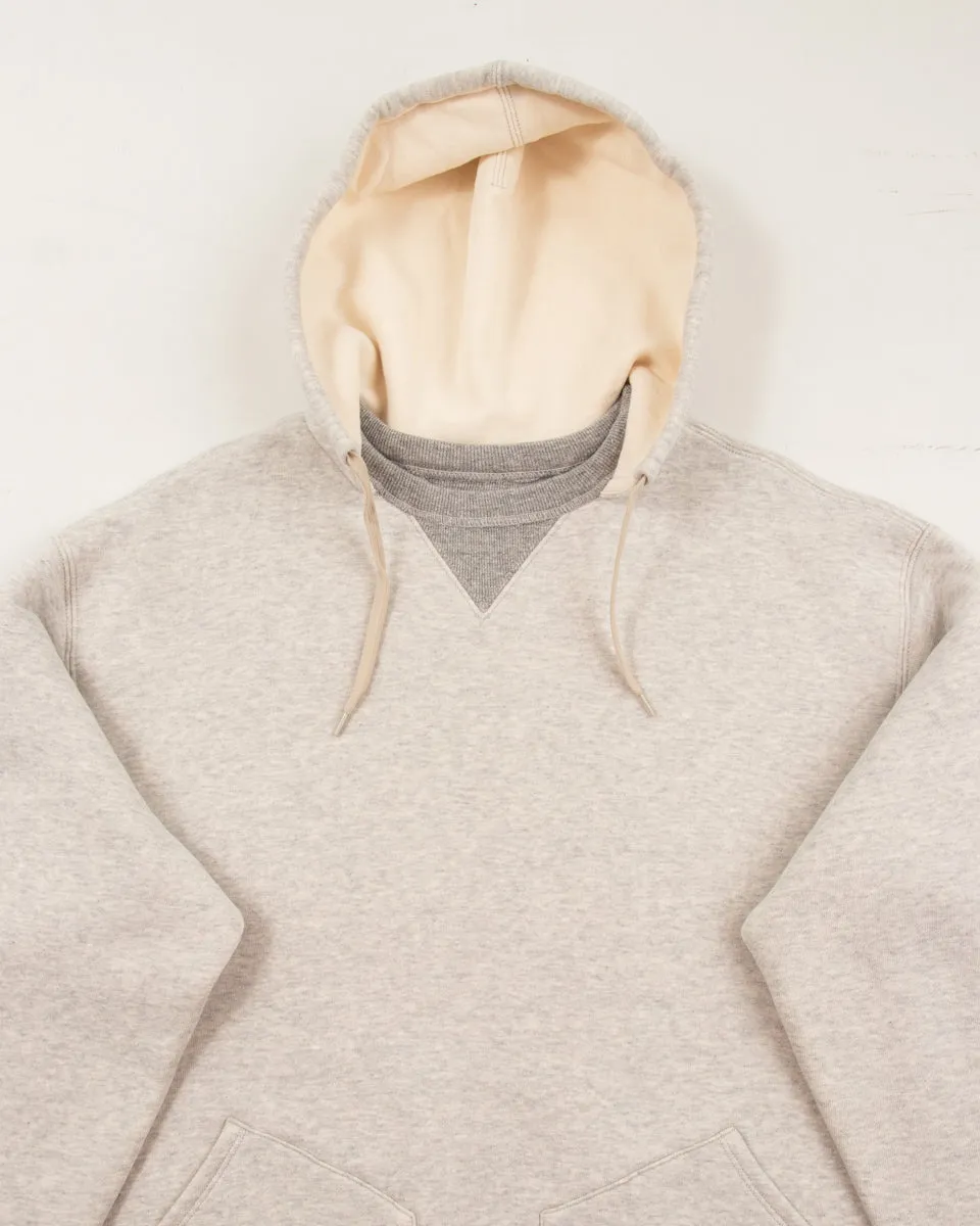 Double Face Hooded Sweatshirt - Gray