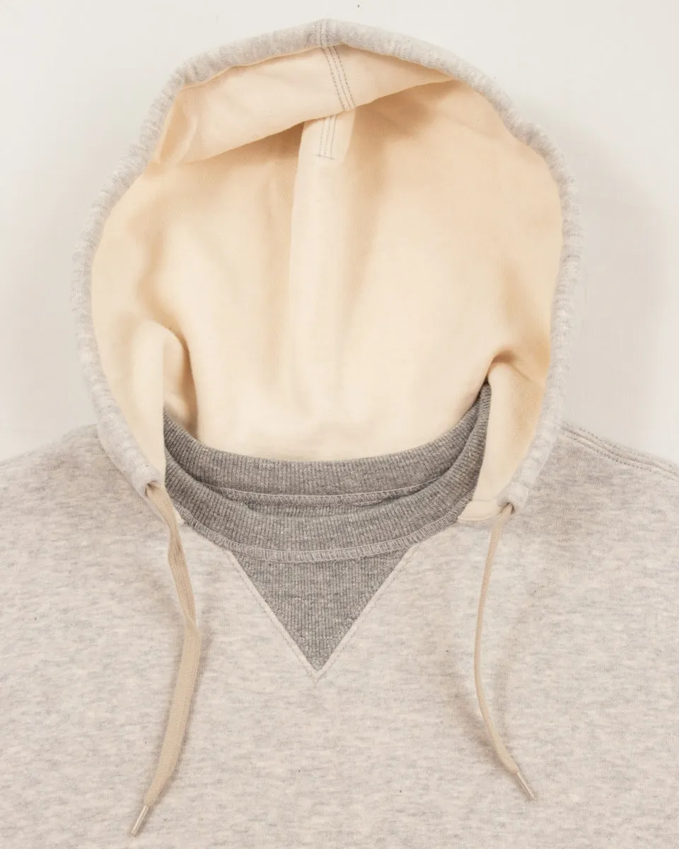 Double Face Hooded Sweatshirt - Gray