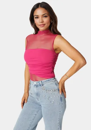 Draped Knit Bodysuit