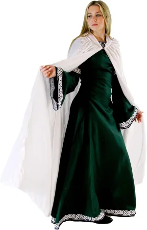 Everfan Hooded Cape for Adults | Men's Cloak with Hood for Halloween Cosplay Costume