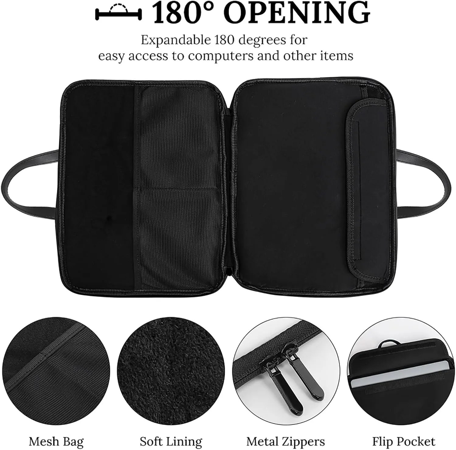 Flag of Comoros Leather Bag Laptop Case Slim Water Resistant Computer Bags with Handle Briefcase for Work