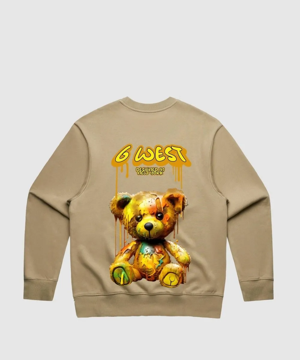G West Acid Bear Heavy Premium Crewneck - 6 Colors