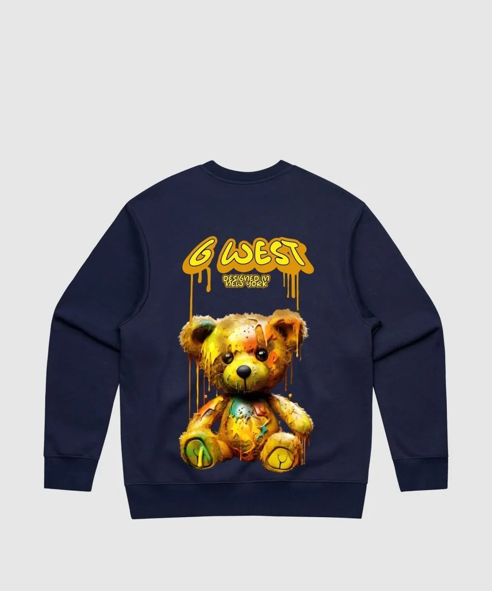 G West Acid Bear Heavy Premium Crewneck - 6 Colors