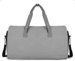 Garment Bags for Business Travel Convertible Travel Duffel Bag Carry on Garment Bag 2 in 1 Weekender Suit Bag for Men (Grey)