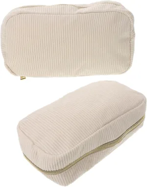 Gatuida Travel Size Toiletries Bag 2pcs Portable Makeup Bag Hanging Organizer Small Pouch Zipper for Beauty Routine Occasion