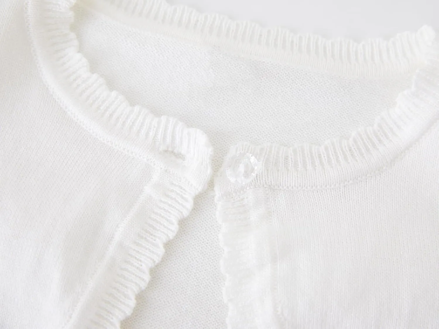 Girls Bolero Cardigan Sweater Toddler Kids Long Sleeve Button Knit Shrug Cropped Cover Up Jacket Tops