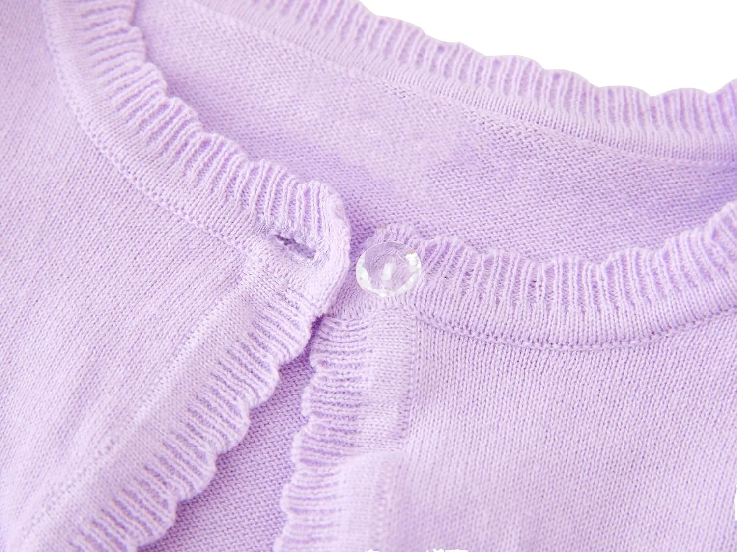 Girls Bolero Cardigan Sweater Toddler Kids Long Sleeve Button Knit Shrug Cropped Cover Up Jacket Tops