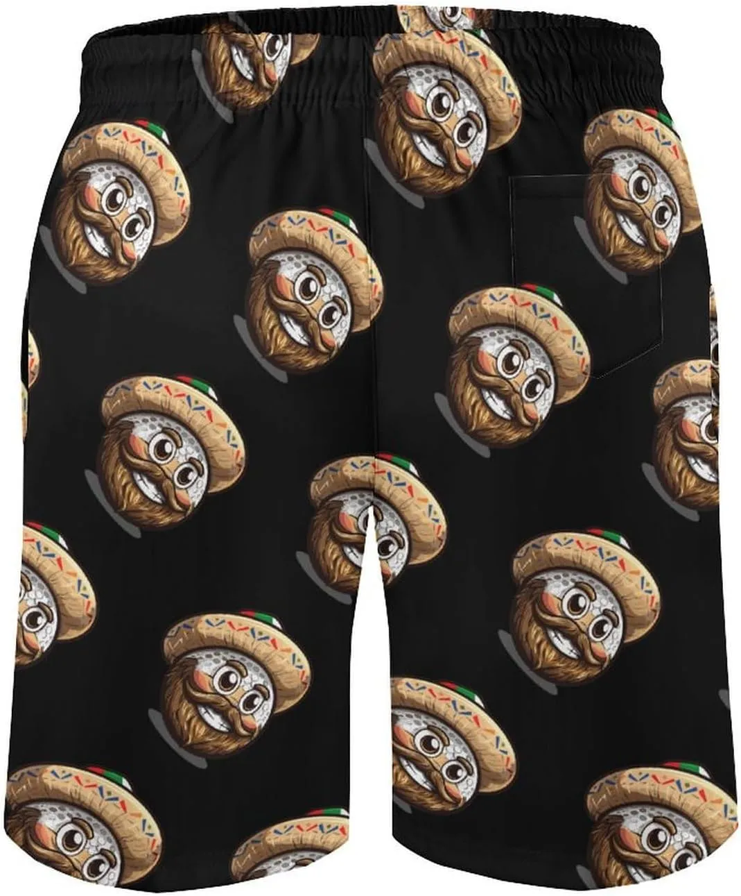 Golf Mexican Hat Cinco De Mayo Men's Swim Trunks Quick Dry Board Shorts Breathable Summer Beach Shorts Bathing Suits