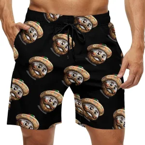 Golf Mexican Hat Cinco De Mayo Men's Swim Trunks Quick Dry Board Shorts Breathable Summer Beach Shorts Bathing Suits