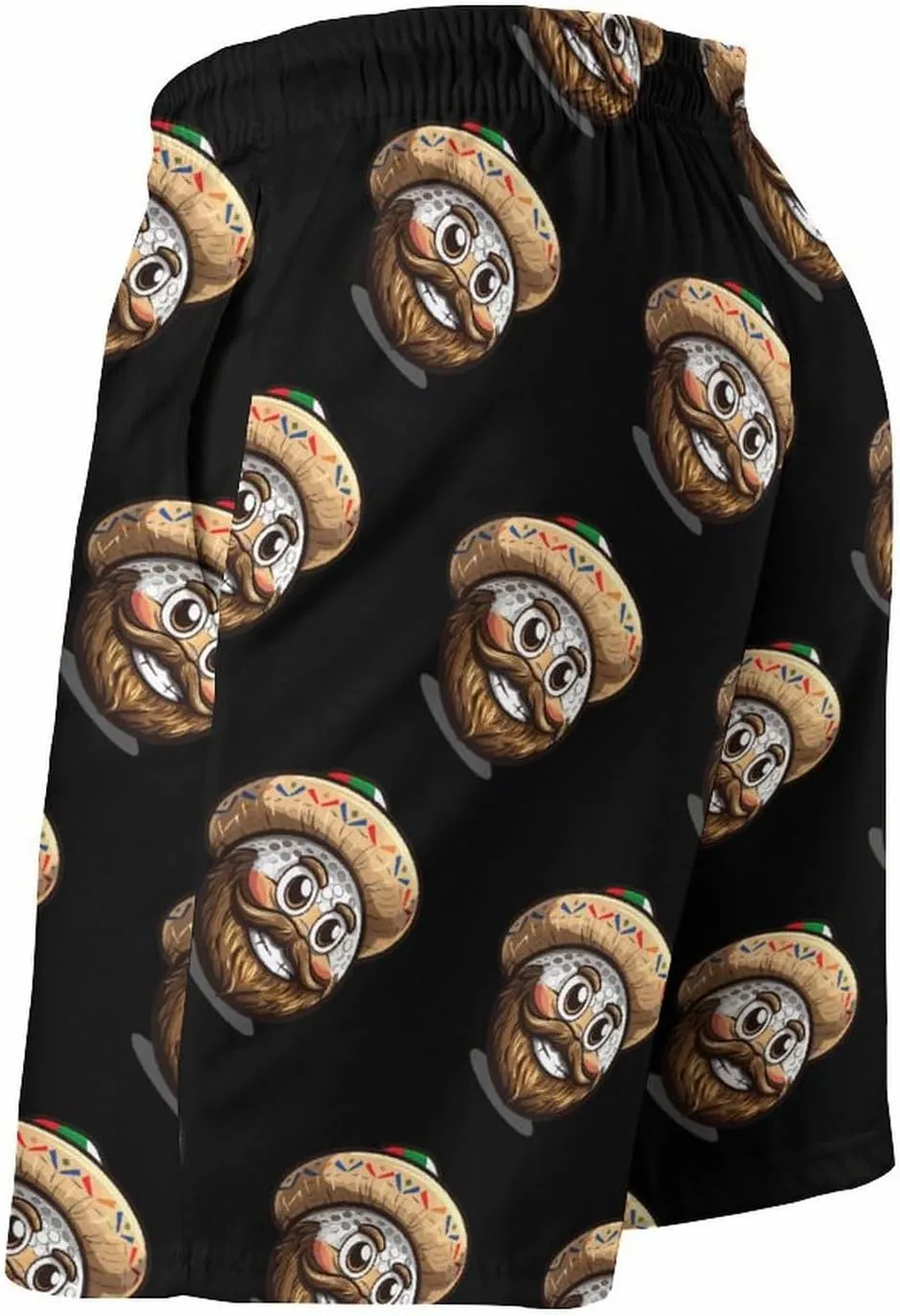 Golf Mexican Hat Cinco De Mayo Men's Swim Trunks Quick Dry Board Shorts Breathable Summer Beach Shorts Bathing Suits