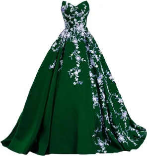 Gothic Long Ball Gown Satin V Nek White Lace Corset Prom Evening Wedding Dresses