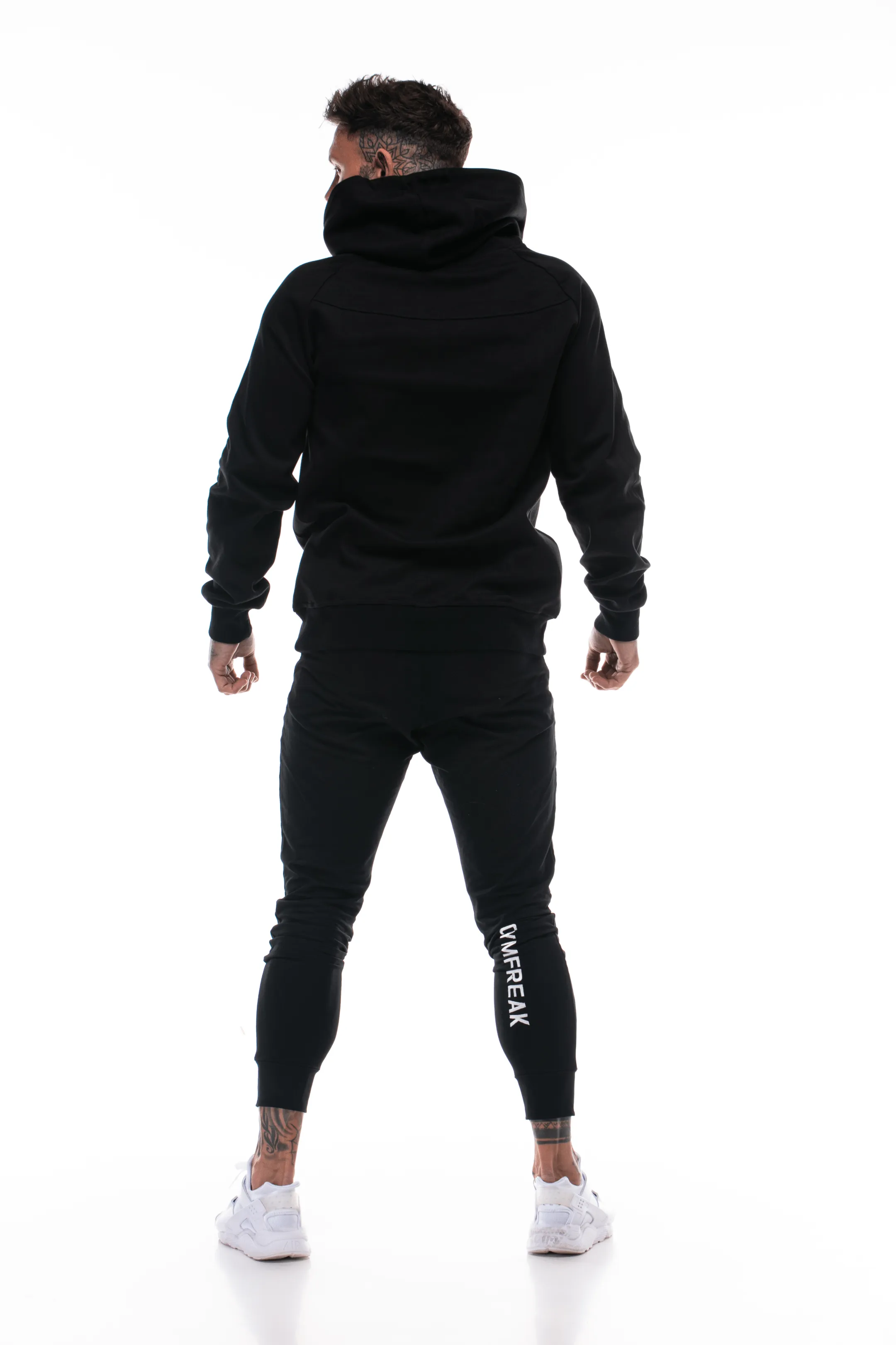 GymFreak Mens Power Hoodie - Black