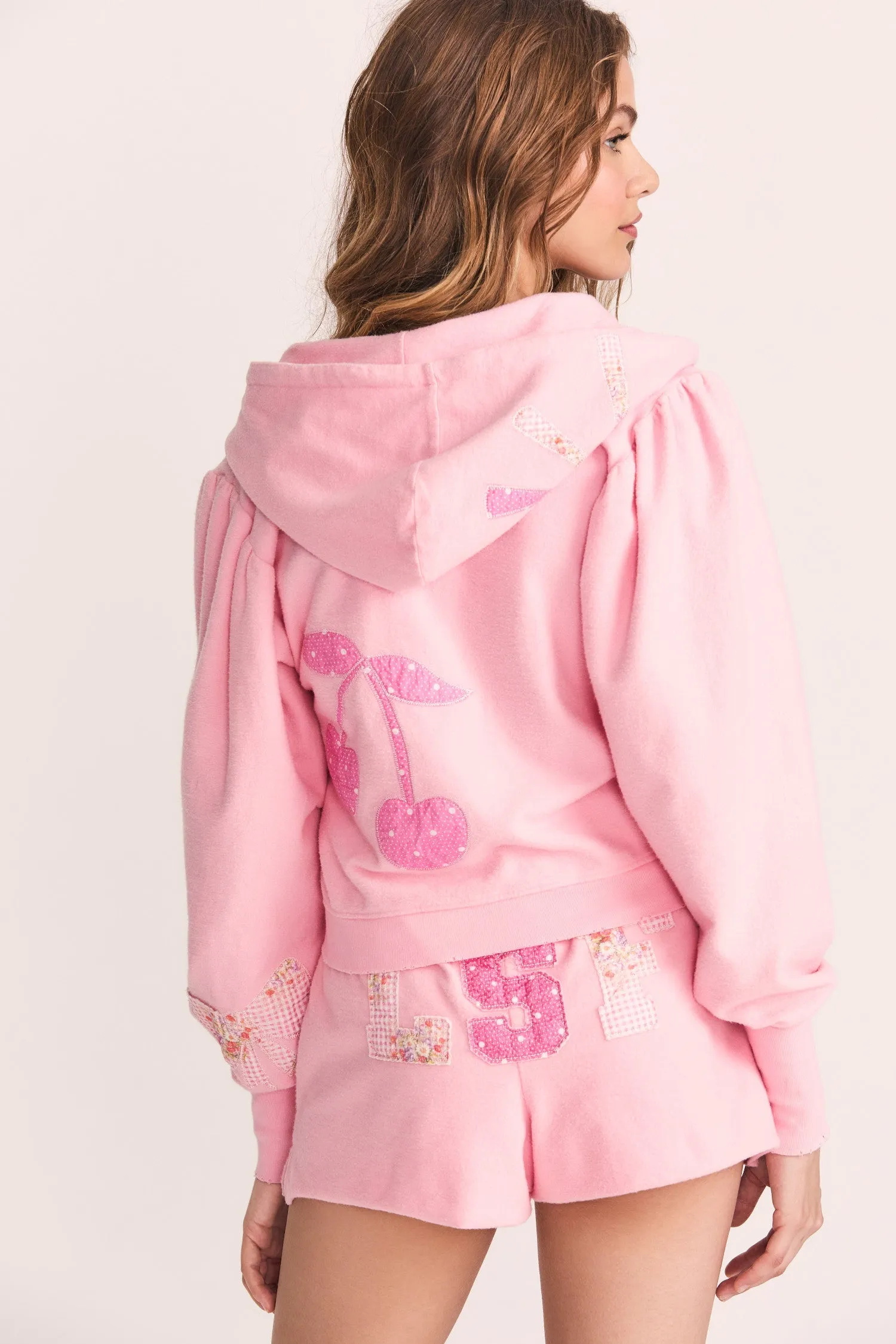 Hasana Zip Hoodie ~ Candy Pink