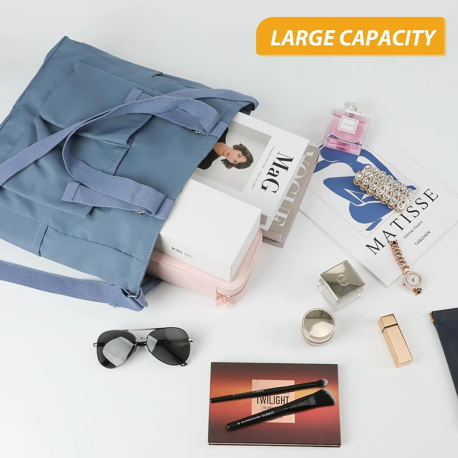 Hobo bags, handbags for women, large-capacity nylon shoulder bags with multiple carrying methods