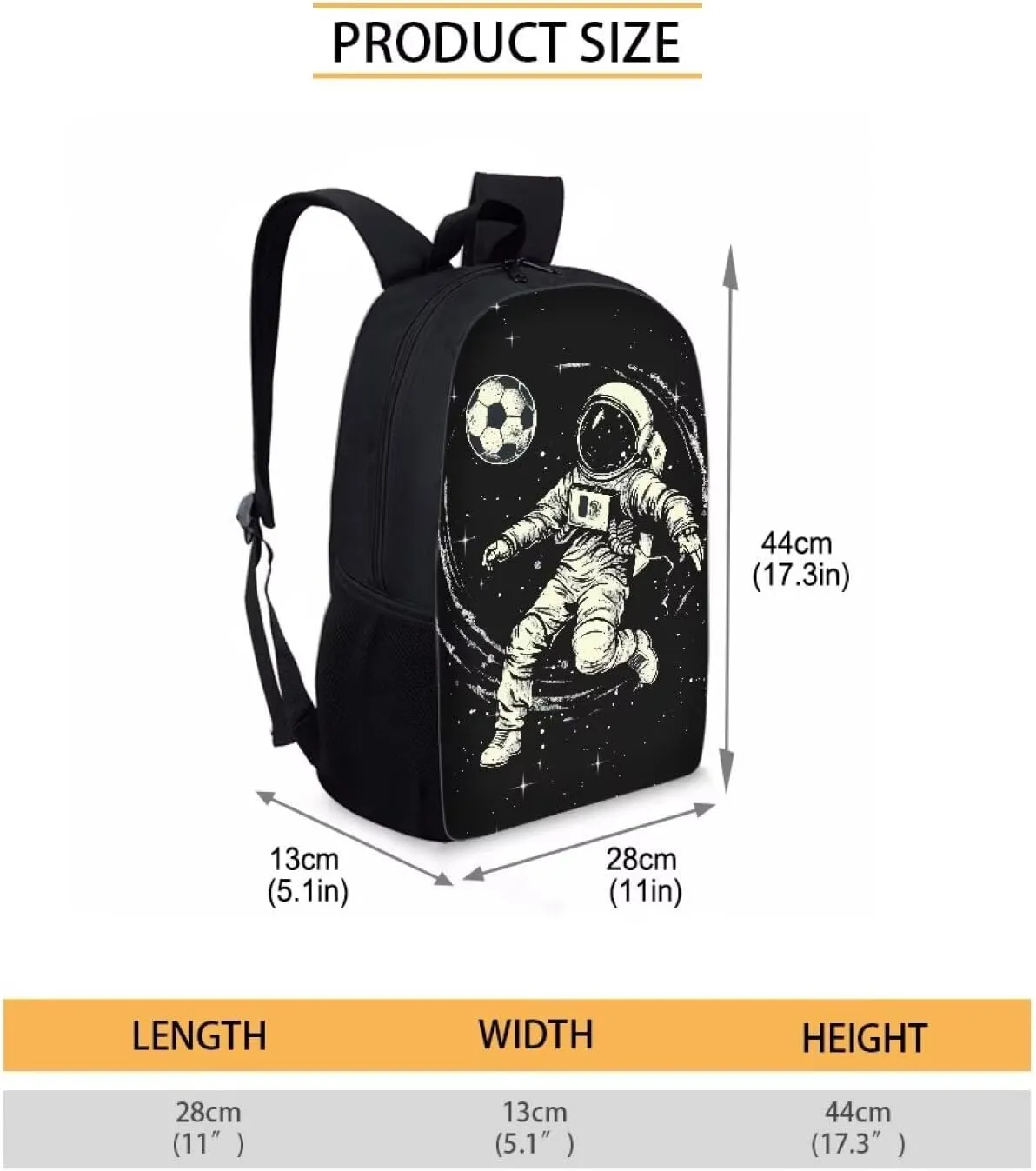 JHQFWMFJ 3 in 1 Astronaut Backpack for Boys Basketball Bookbag and Lunch Box for Kids Age 10-12 Cool Pencil Case Large Capacity Backpack for School Thermal Insulated Lunch Bag for Kids