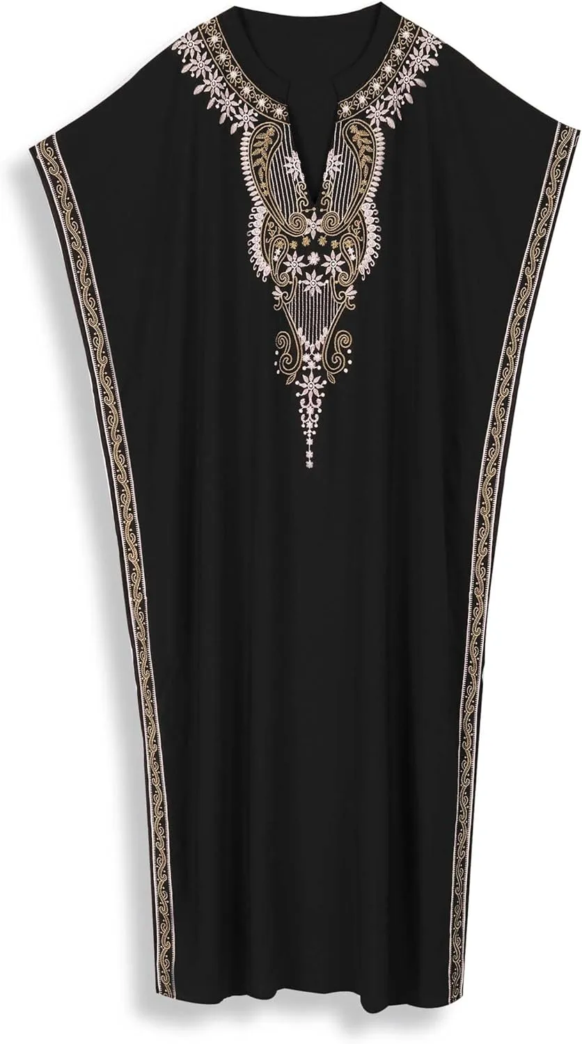 Kaftan Cover up for Women Maxi Beach Dresses Plus Size Caftan Loungewear African Muumuu Dress Lightweight Beachwear