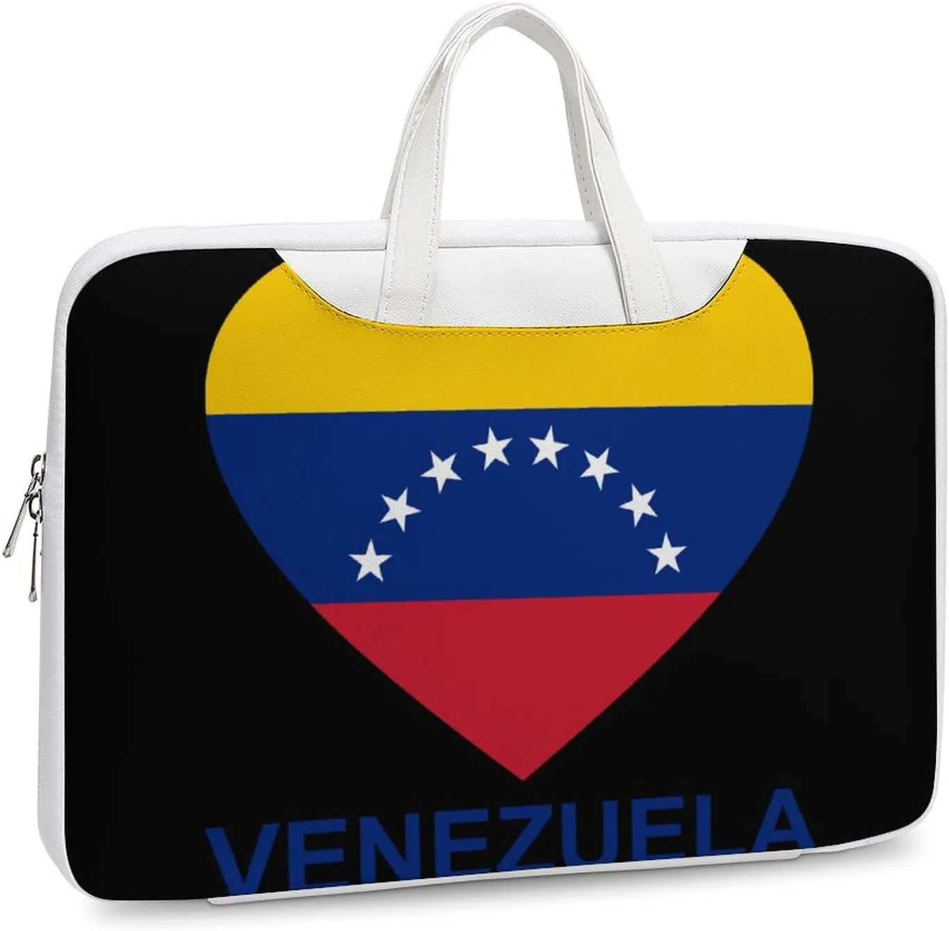 Love Venezuela Leather Bag Laptop Case Slim Water Resistant Computer Bags with Handle Briefcase for Work