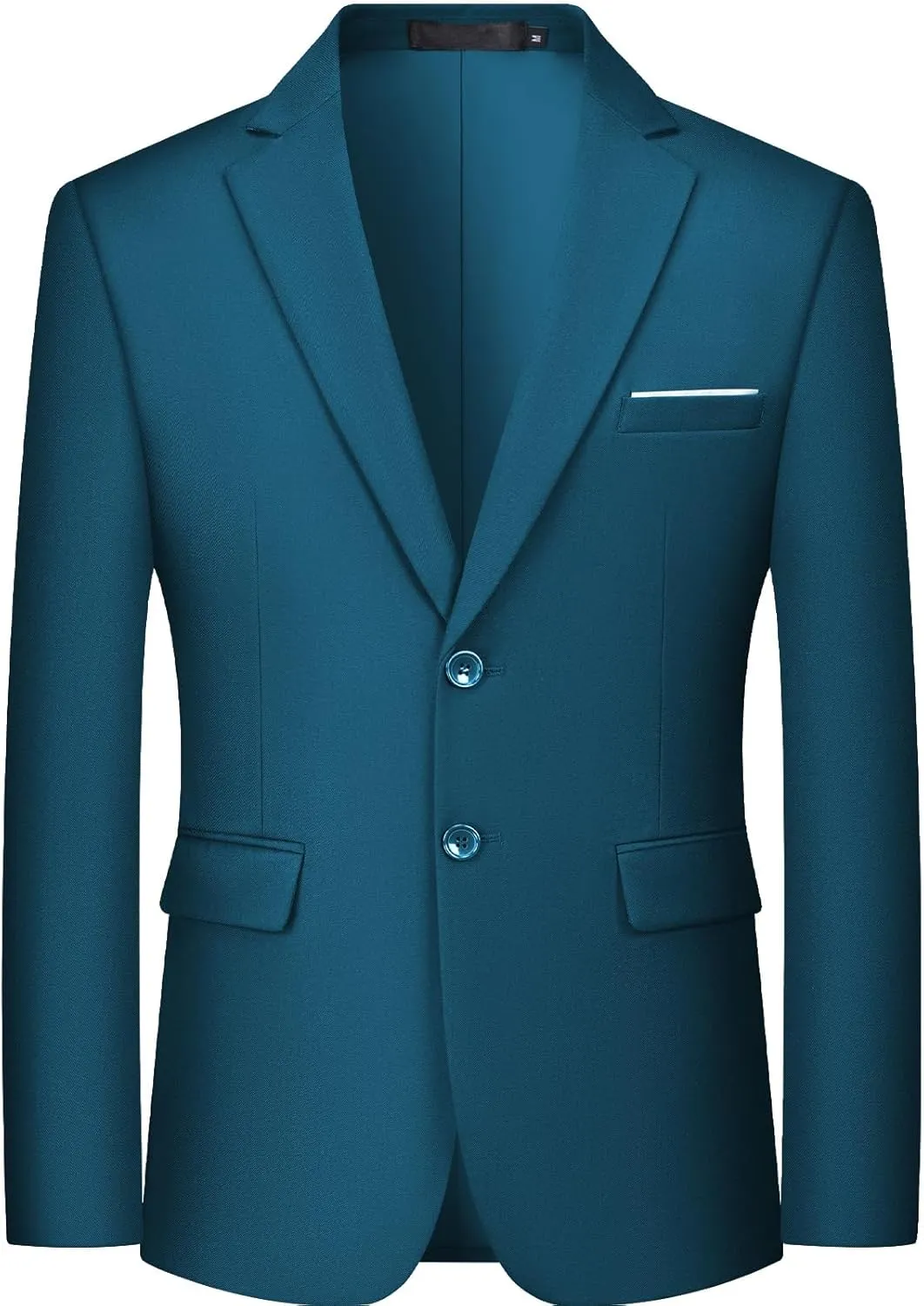 MAGE MALE Mens Slim Fit Suit Jacket 2 Button Blazer Dress Business Wedding Party Jacket