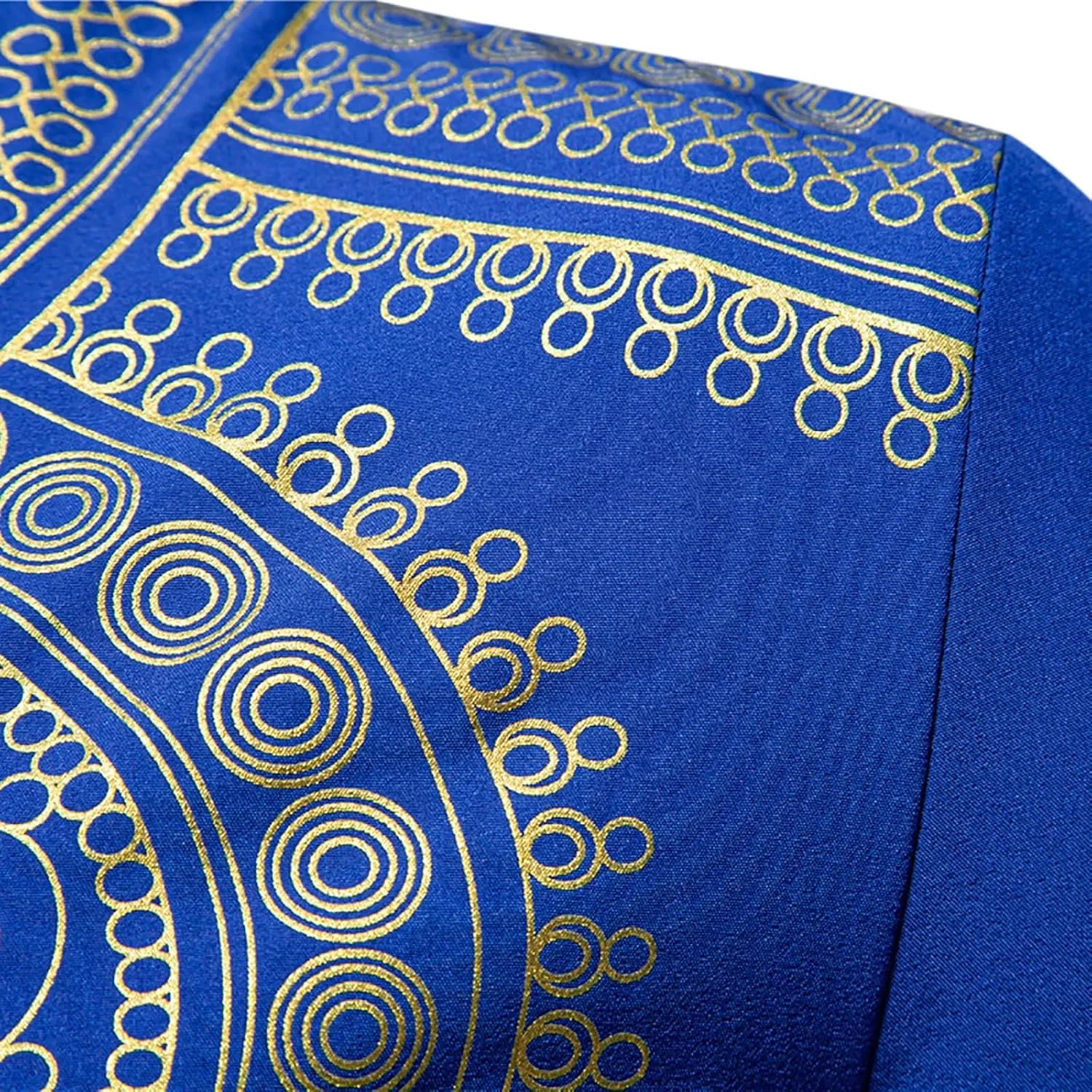 Men's Africa Suit Retro Long Sleeve Graphic Musilm Thobe and Pants Outfit Middle East Islamic Traditional 2 Piece Set