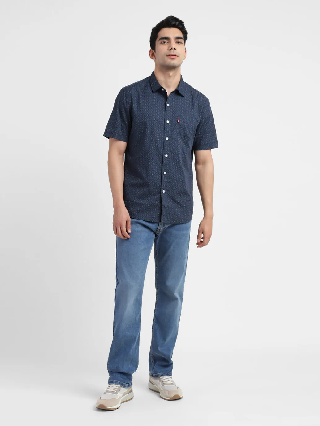 Men's Printed Slim Fit Shirt