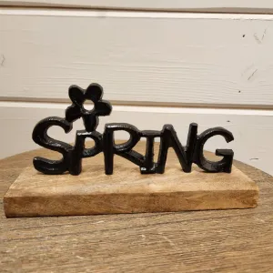 Metal Spring Sign