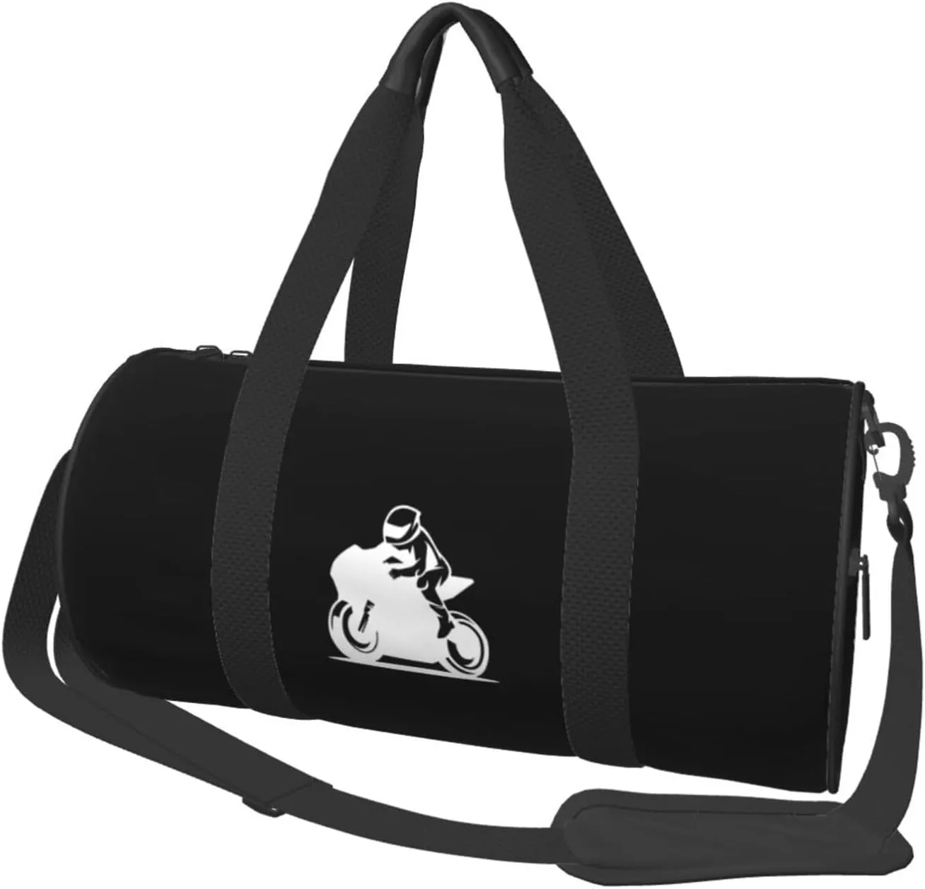 Motorcycle Convertible Garment Bag with Shoulder Strap, Carry on Garment Duffel Bag for Men Women - Rolling Foldable for Travel Luggage Bags (Black)