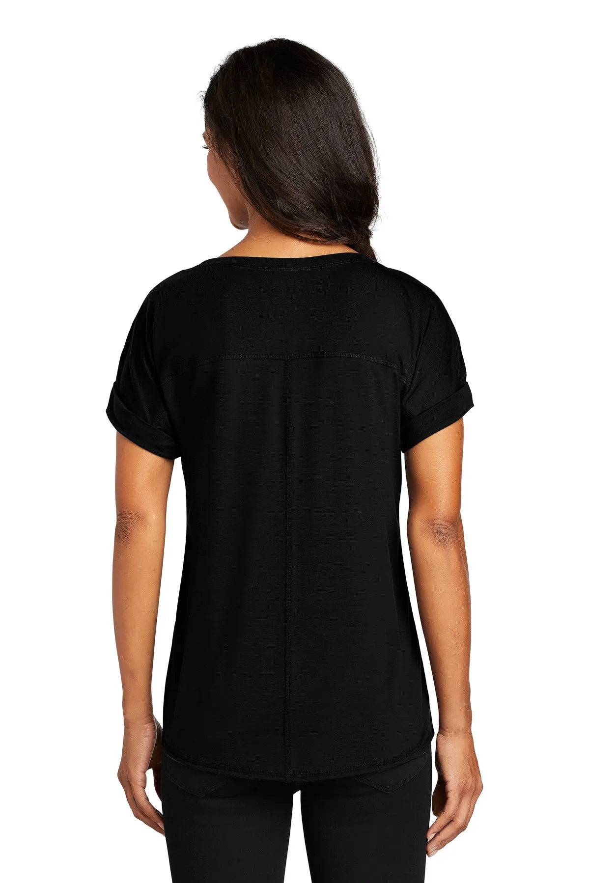 OGIO Ladies Luuma Cuffed Short Sleeve. LOG800
