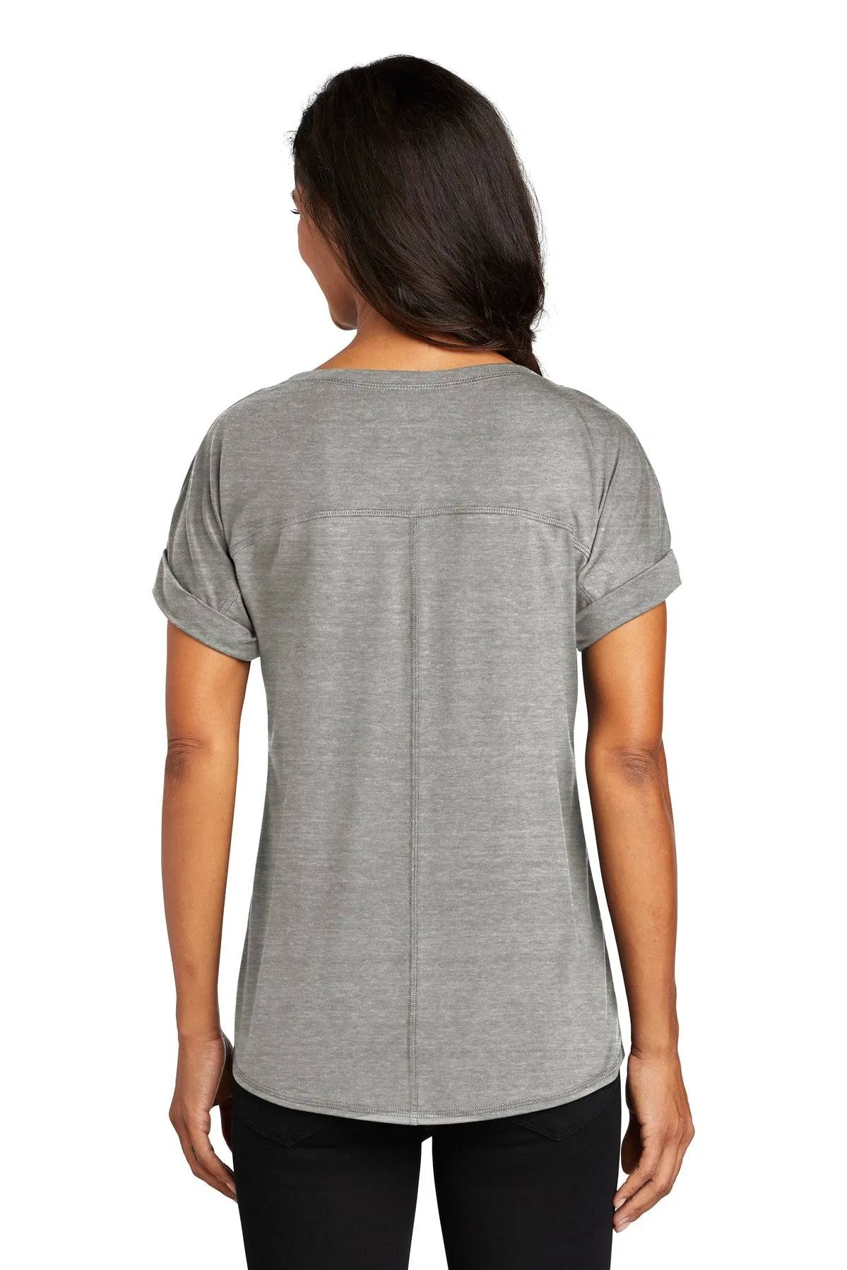 OGIO Ladies Luuma Cuffed Short Sleeve. LOG800