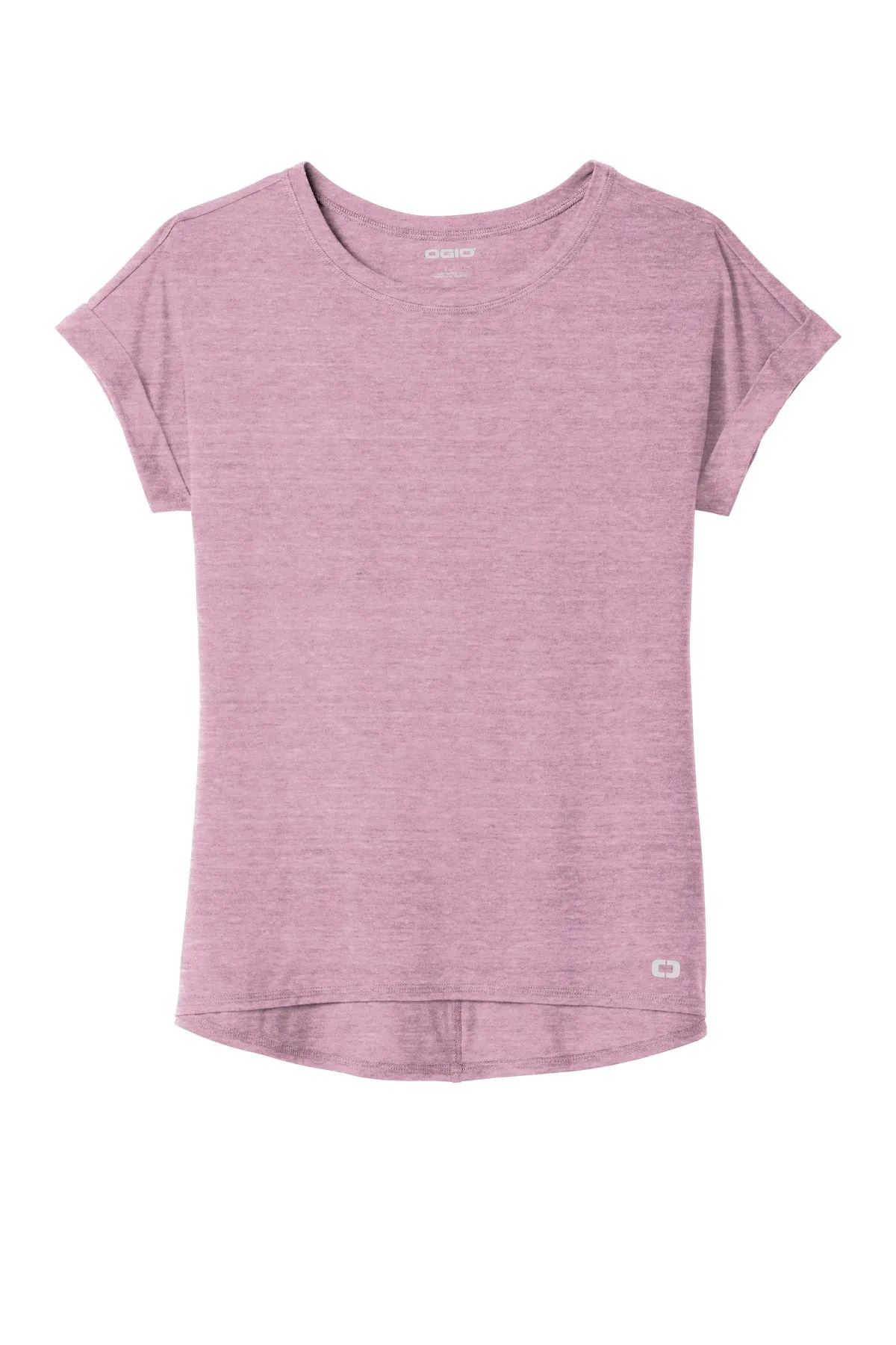 OGIO Ladies Luuma Cuffed Short Sleeve. LOG800