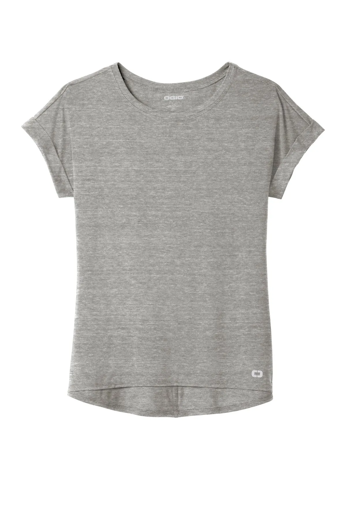 OGIO Ladies Luuma Cuffed Short Sleeve. LOG800