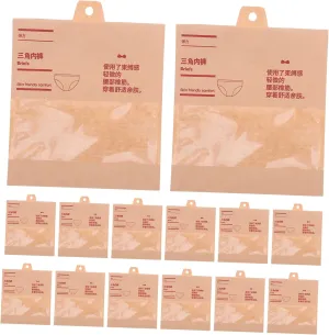 Organize Your Underwear 50 Sealed Paper Packaging Bags Travel Garment Bags for Socks Men Women