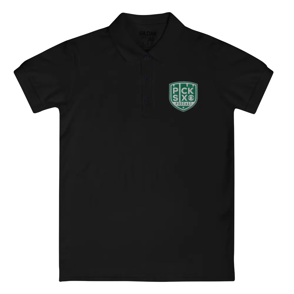 Pick Six Podcast Logo Women's Polo Shirt