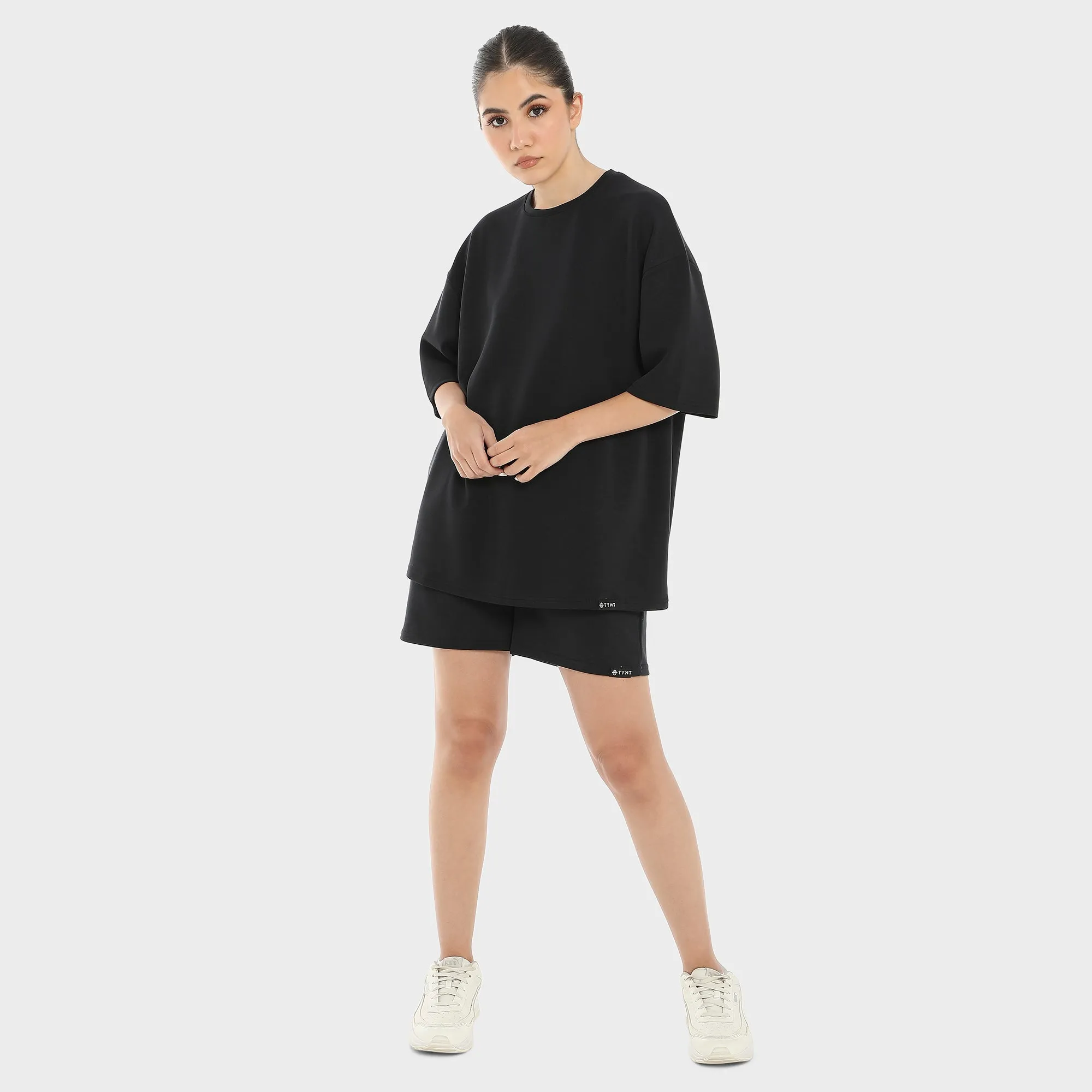 Premium Oversized T-shirt For Women - Black