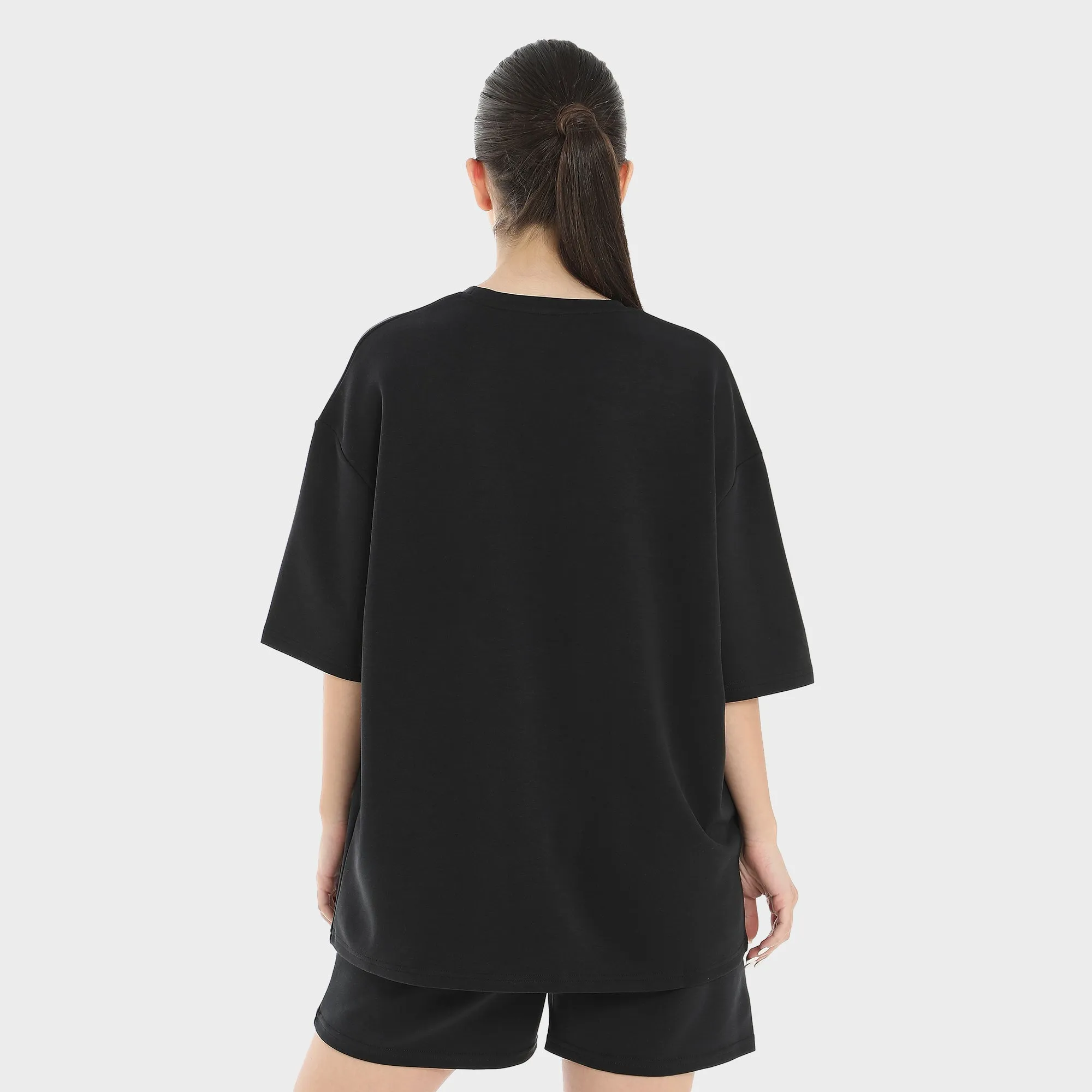 Premium Oversized T-shirt For Women - Black