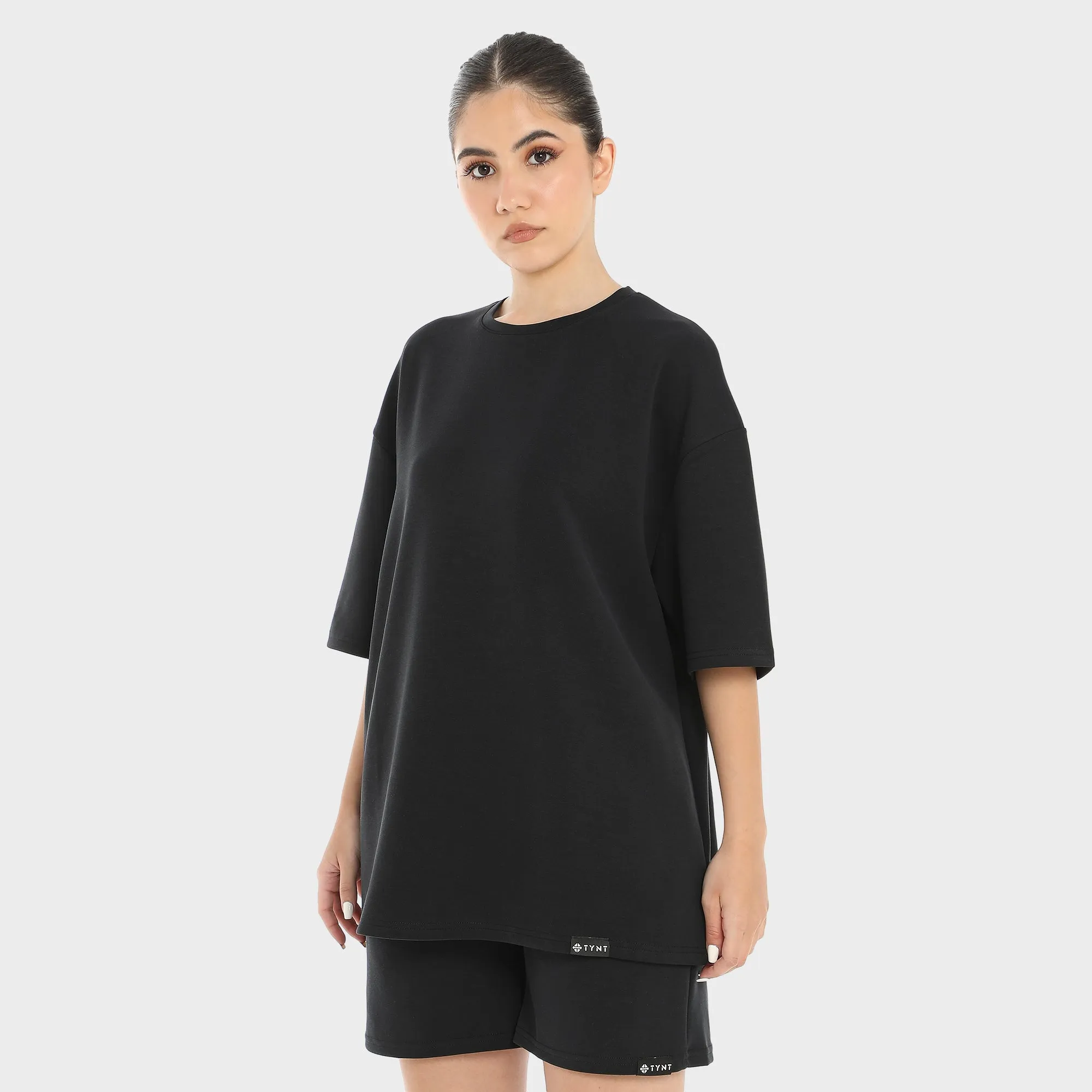 Premium Oversized T-shirt For Women - Black