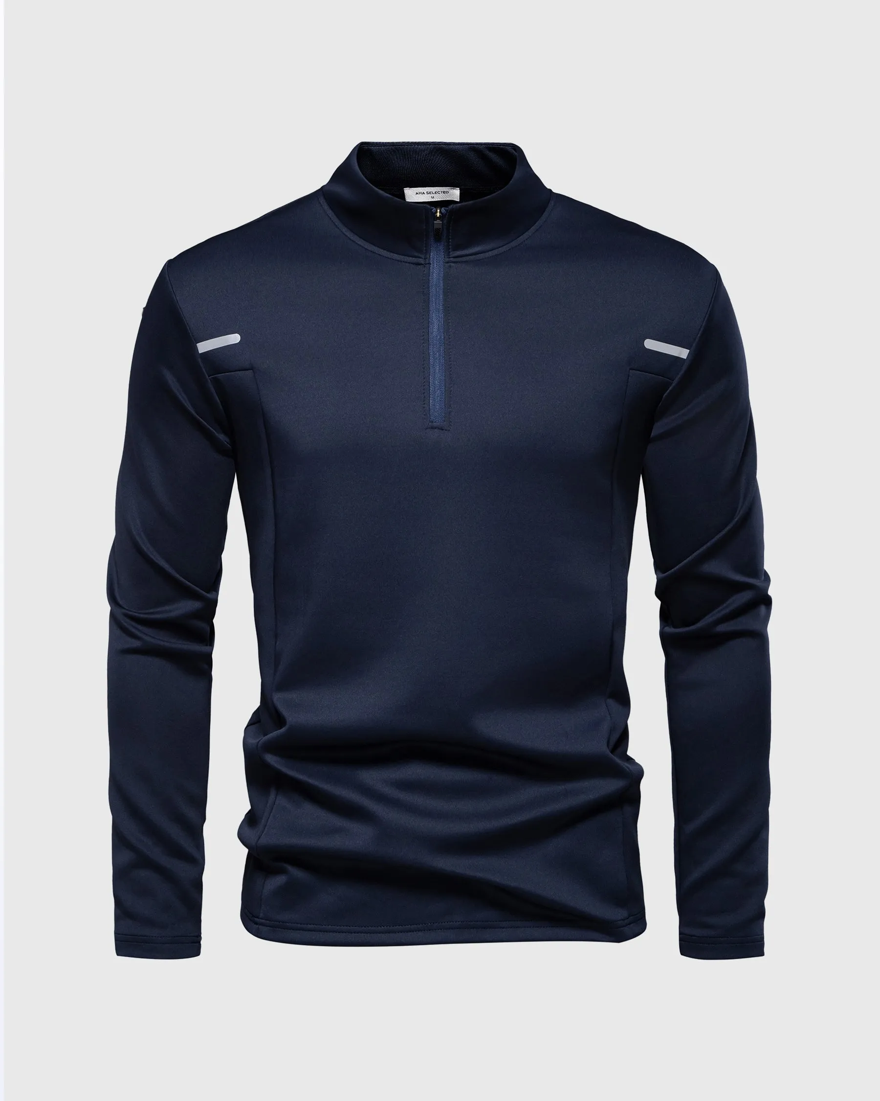 Reflective Performance Quarter-Zip Long Sleeve Shirts