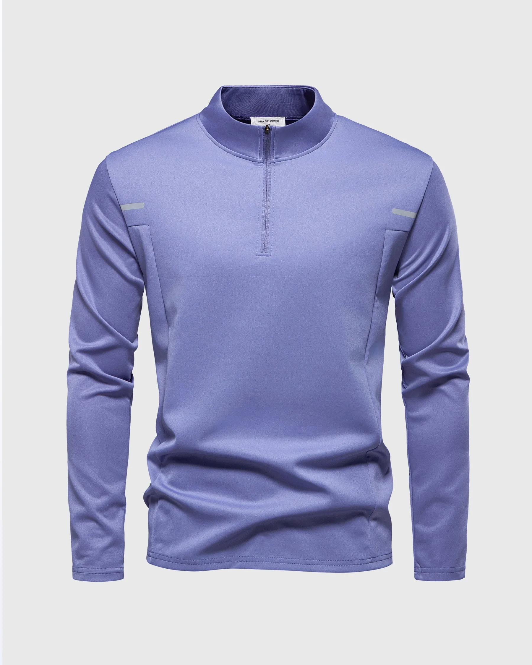 Reflective Performance Quarter-Zip Long Sleeve Shirts