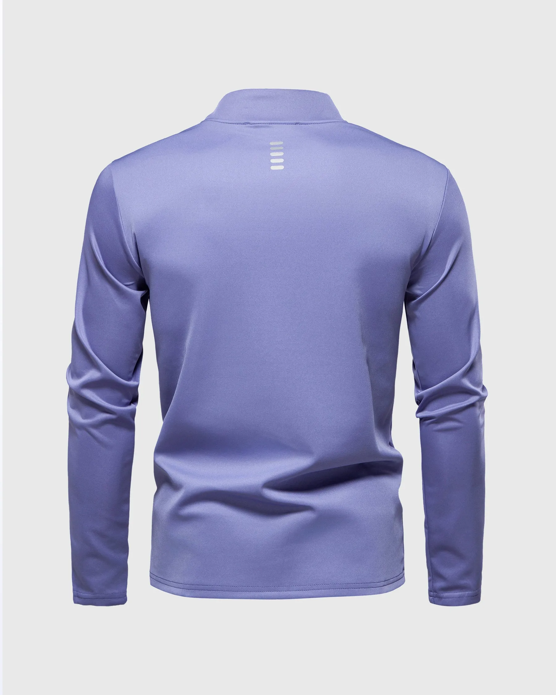 Reflective Performance Quarter-Zip Long Sleeve Shirts